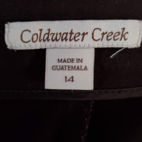 Coldwater Creek Brown Slacks | Trousers | Pants, 14 - Picture 5 of 6